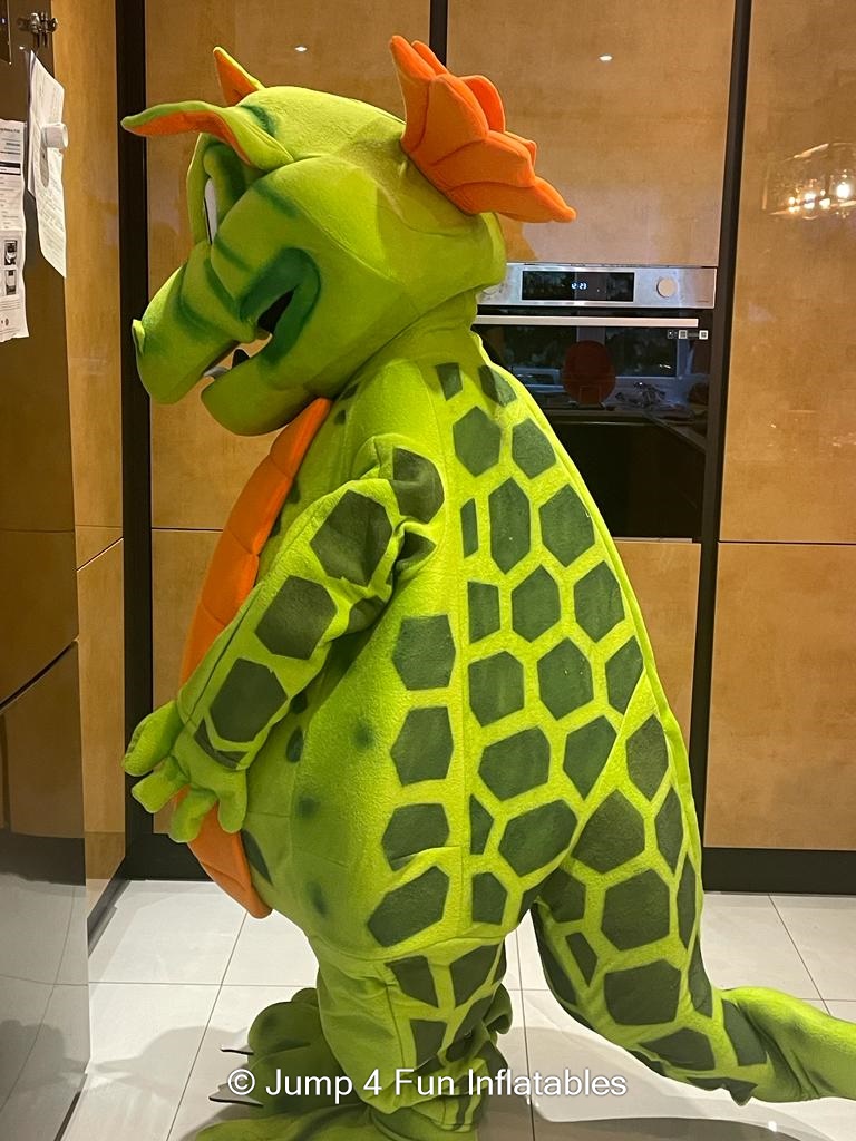 Friendly Dragon Mascot Hire in Glasgow Jump 4 Fun Inflatables