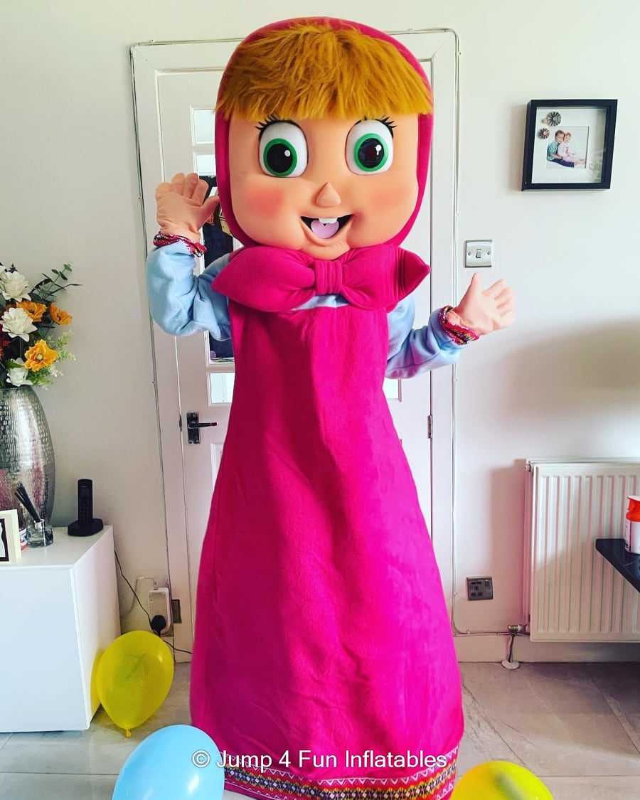 Masha Mascot Hire Hire in Glasgow